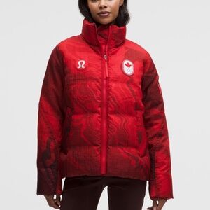 Team Canada Women's Wunder Puff Translucent 600-Down-Fill Jacket COC Logo
